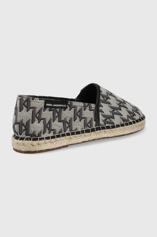 Karl Lagerfeld espadryle KAMINO KL70109.HL0 KL70109.HL0 szary SS22
