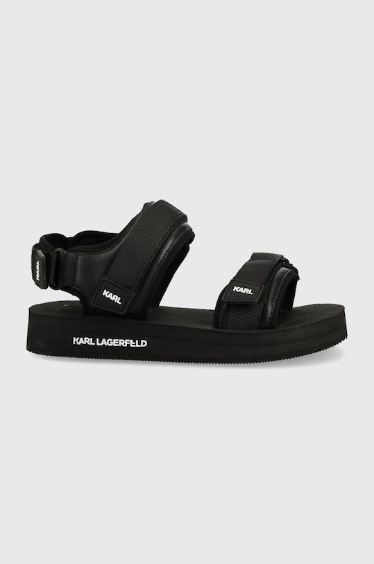 Karl Lagerfeld sandały ATLANTIK tekstylny czarny KL70510.40X