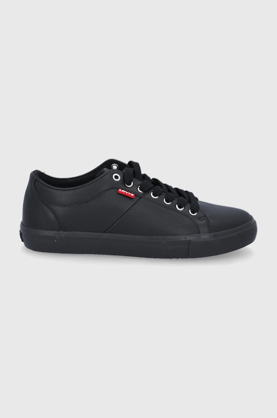 Кеди Levi's імітація лицьової шкіри чорний 38099.1960
