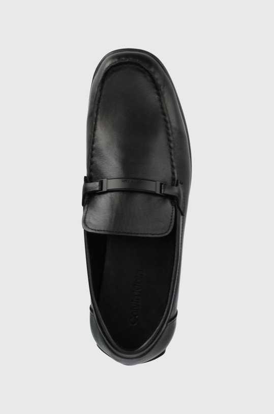 Kožené mokasíny Calvin Klein černá HM0HM00430.00U