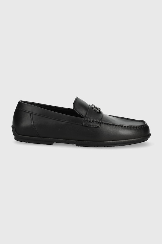 Calvin Klein mokasyny skórzane skóra licowa czarny HM0HM00519.BEH