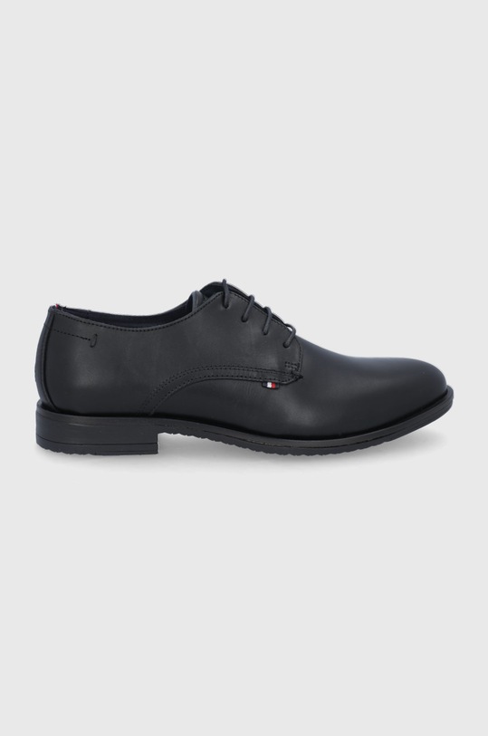 Tommy Hilfiger półbuty skórzane eleganckie czarny FM0FM03955.BDS
