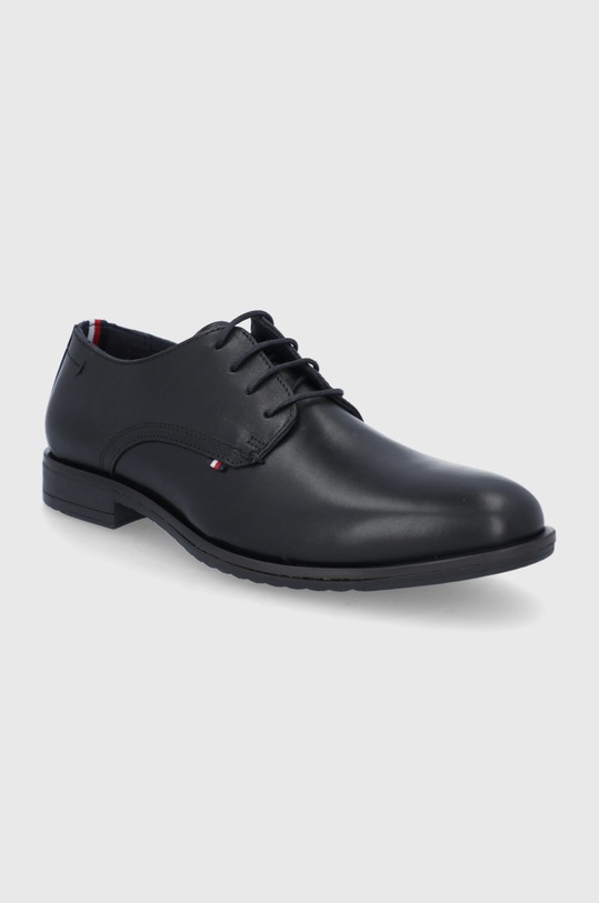 Tommy Hilfiger półbuty skórzane FM0FM03955.BDS czarny SS22