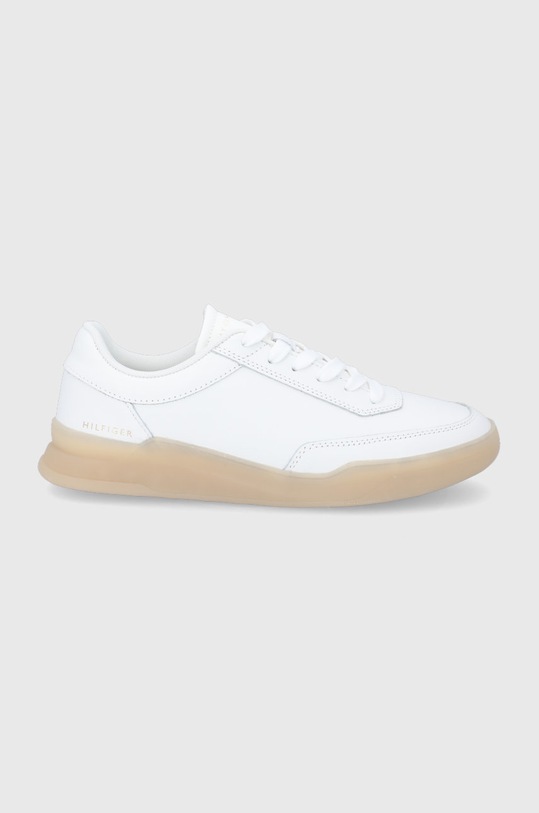 Tommy Hilfiger buty skórzane Planet friendly biały FM0FM04078.YBL