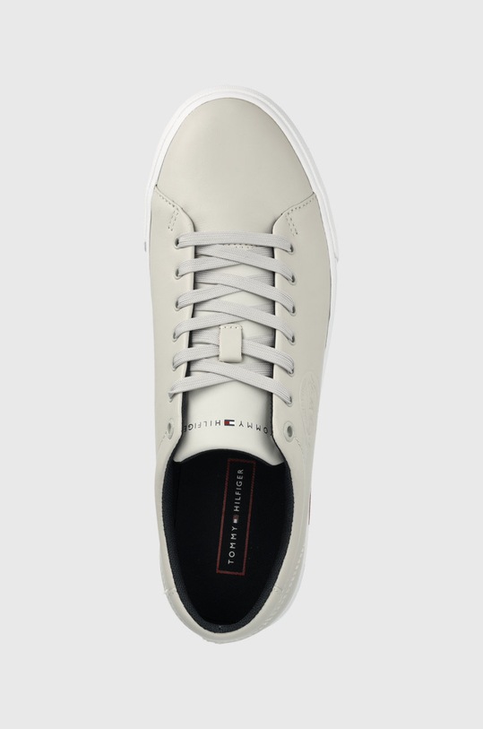 Tommy Hilfiger sneakersy skórzane szary FM0FM04076.PQU