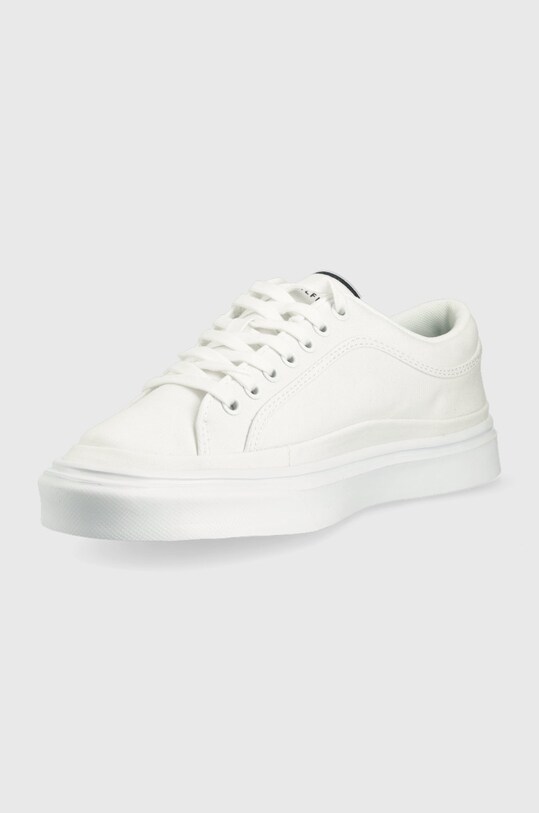 Παπούτσια Πάνινα παπούτσια Tommy Hilfiger FM0FM04010.YBR λευκό