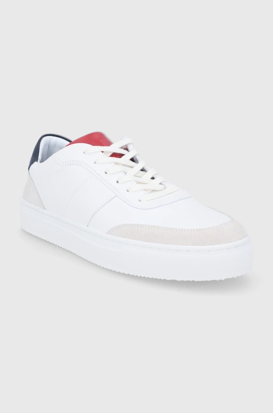 Tommy Hilfiger buty skórzane FM0FM04019.YBR biały SS22