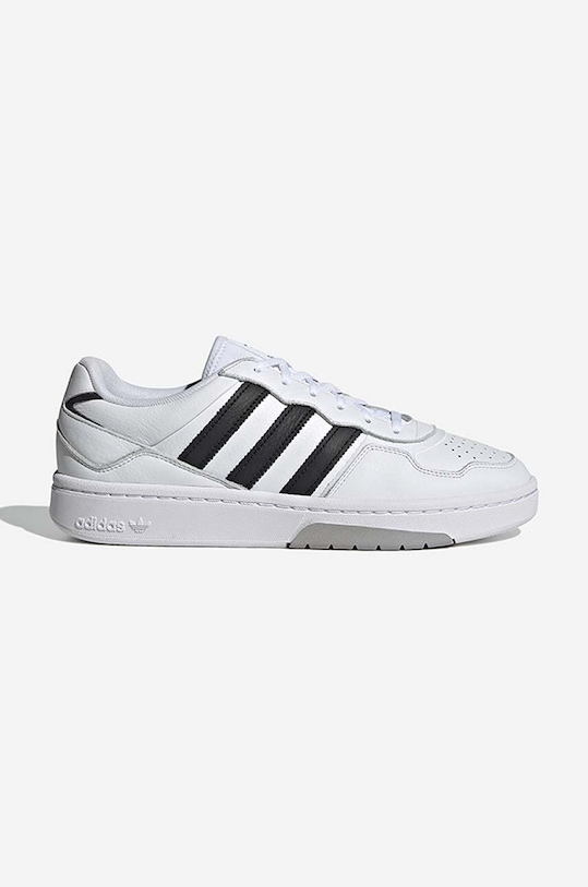 adidas Originals sneakers din piele Courtic Planet friendly alb GX6318
