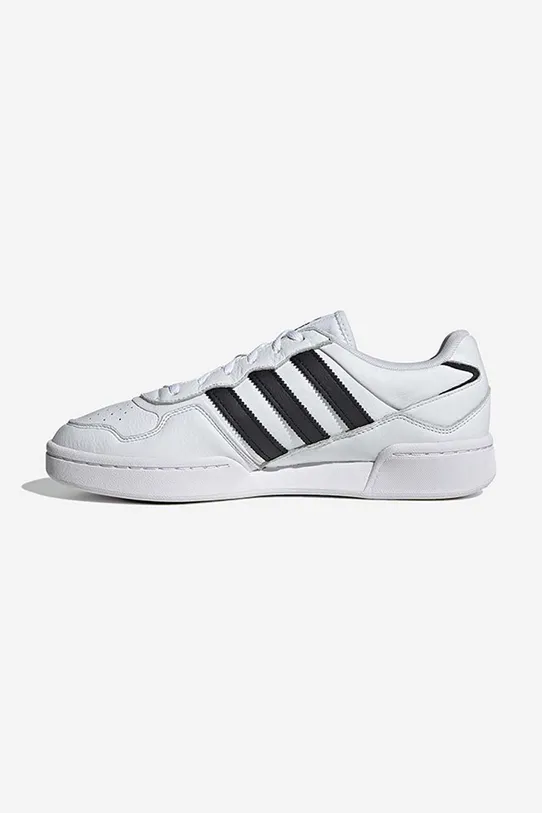 Obuwie adidas Originals sneakersy skórzane Courtic GX6318 biały
