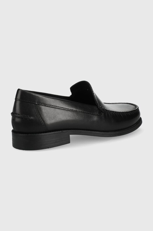 Geox Mokasyny skórzane U NEW DAMON U641ZA.C9999 czarny AW24
