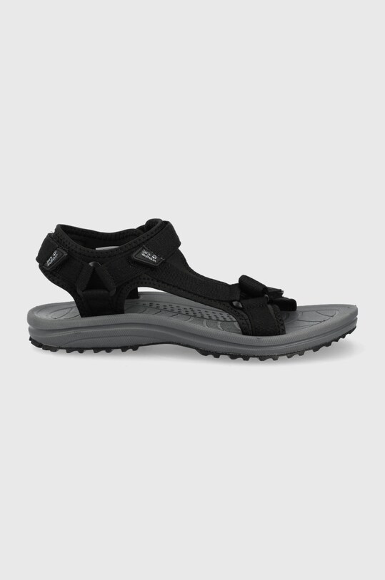 Jack Wolfskin sandale Wave Breaker Planet friendly negru 4052011.6000