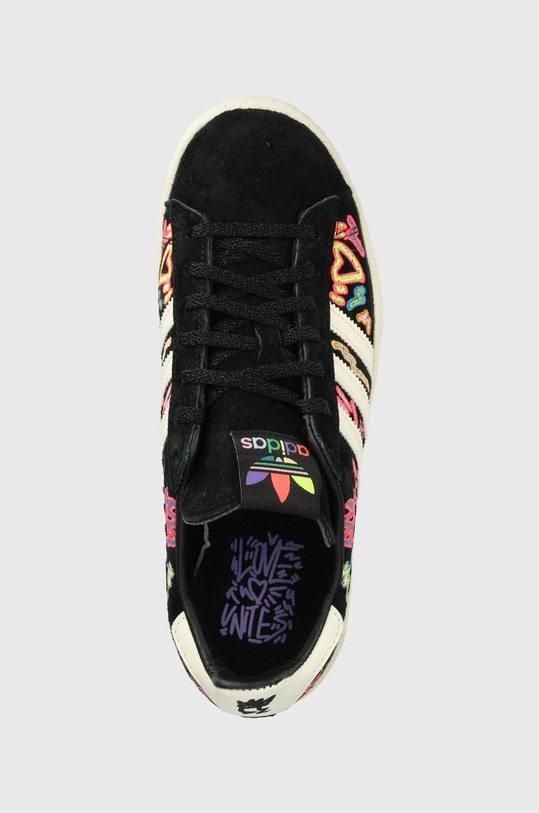 Шкіряні кросівки adidas Originals Campus 80s Pride GX6390 чорний GX6390