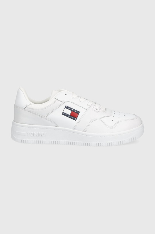 Tommy Jeans sneakers textil alb EM0EM00955.YBR.RETRO.B