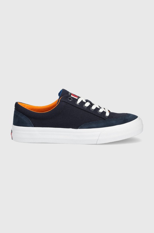 Кеды Tommy Jeans замш тёмно-синий EM0EM00954.C87.SKATER.