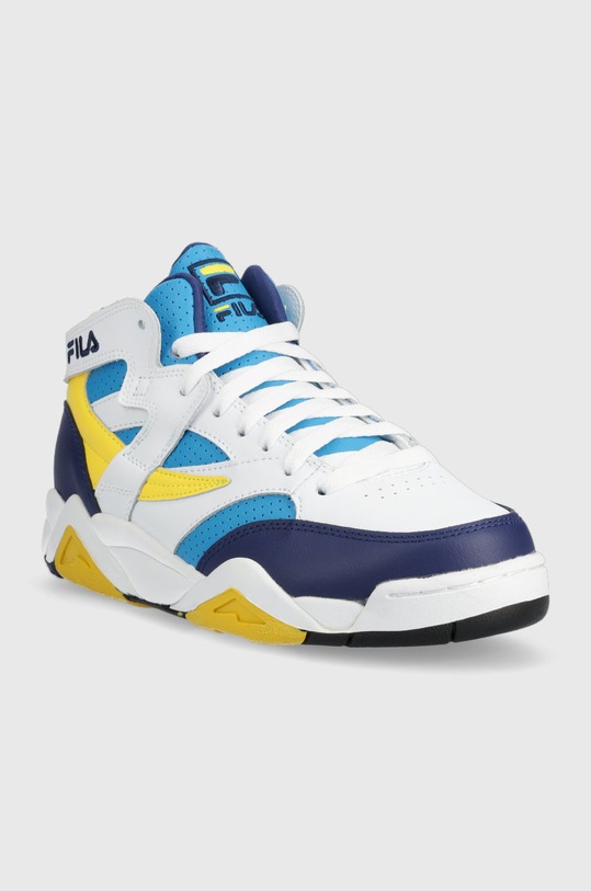 Kožené tenisky Fila M-squad FFM0046 biela AW22