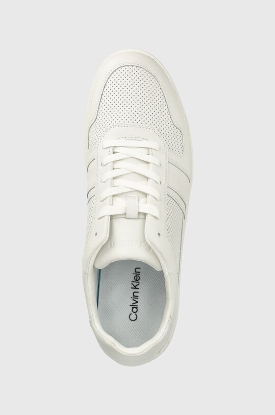 Δερμάτινα αθλητικά παπούτσια Calvin Klein λευκό HM0HM00471.00U