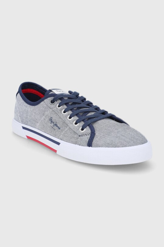 Pepe Jeans tenisi Brady Men Chambray PMS30817.564 gri SS22