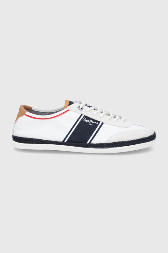 Pepe Jeans tenisówki maui smart tekstylny biały PMS10298.800