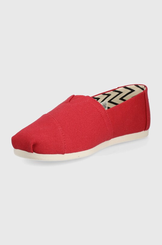 Încălțăminte Toms espadrile Alpargata 10017665 rosu