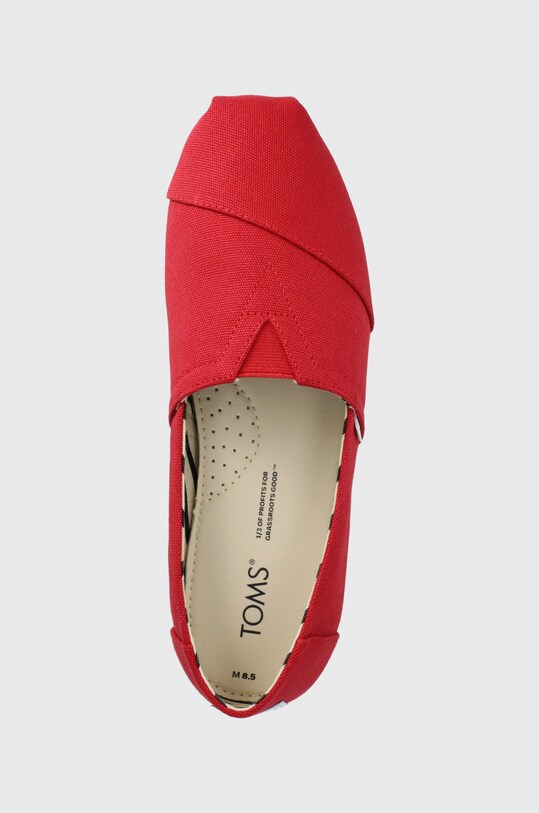Espadrilky Toms Alpargata červená 10017665
