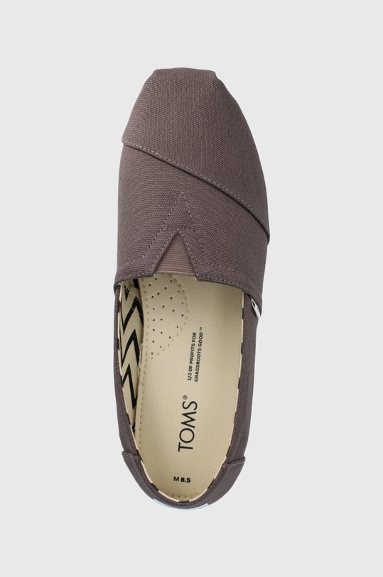 Toms espadryle Alpargata szary 10017664