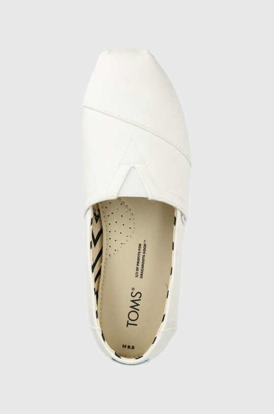 Espadrilky Toms Alpargata biela 10017679