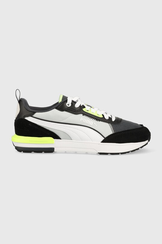 Puma sneakersy R22 imitacja skóry licowej czarny 383462.m