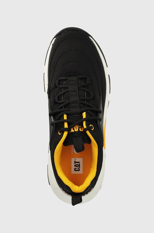 CAT Footwear sneakersy zamszowe Raider Lace czarny P110599.BLK.YELLOW