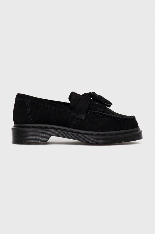 Dr. Martens mokasyny zamszowe Adrian Mono skóra zamszowa czarny DM27454001.Adrian