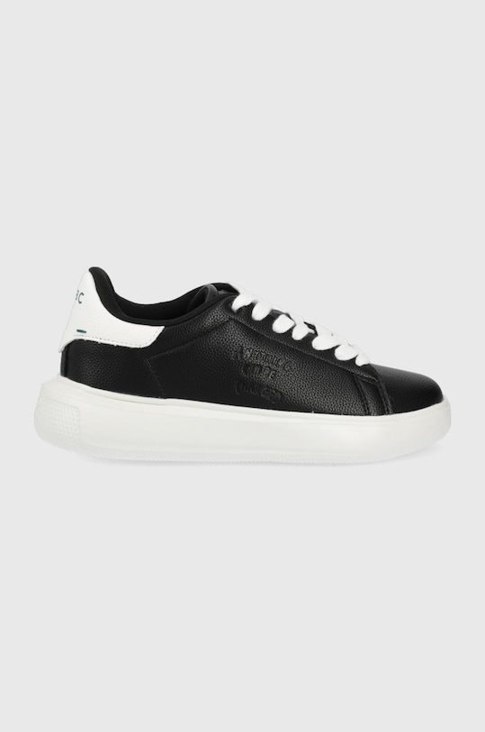 ACBC scarpe finta pelle fiore nero SHMI.100
