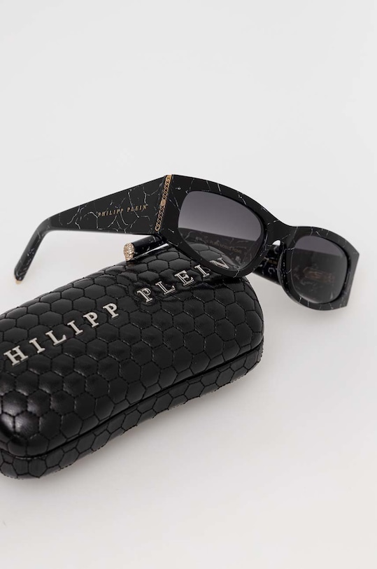 Philipp Plein ochelari de soare negru SPP025S.550869