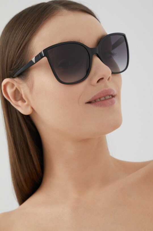 Guess ochelari de soare negru GU7748.6001B