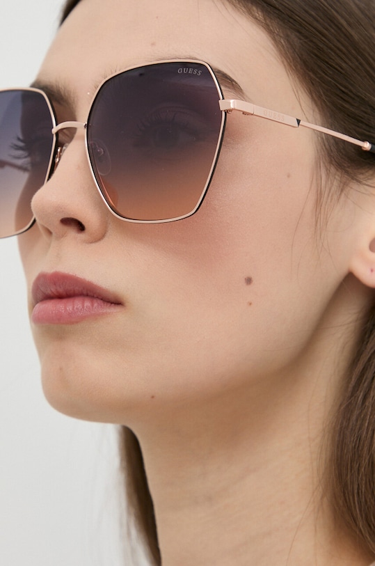 Guess okulary przeciwsłoneczne gradientowa złoty GU7785.6328Z