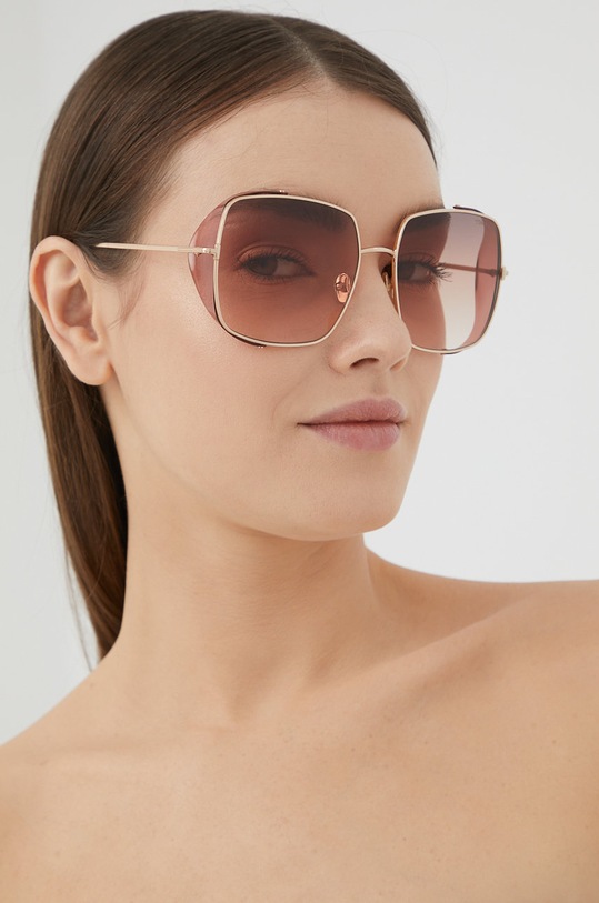 Tom Ford ochelari de soare aur FT0901.6028F