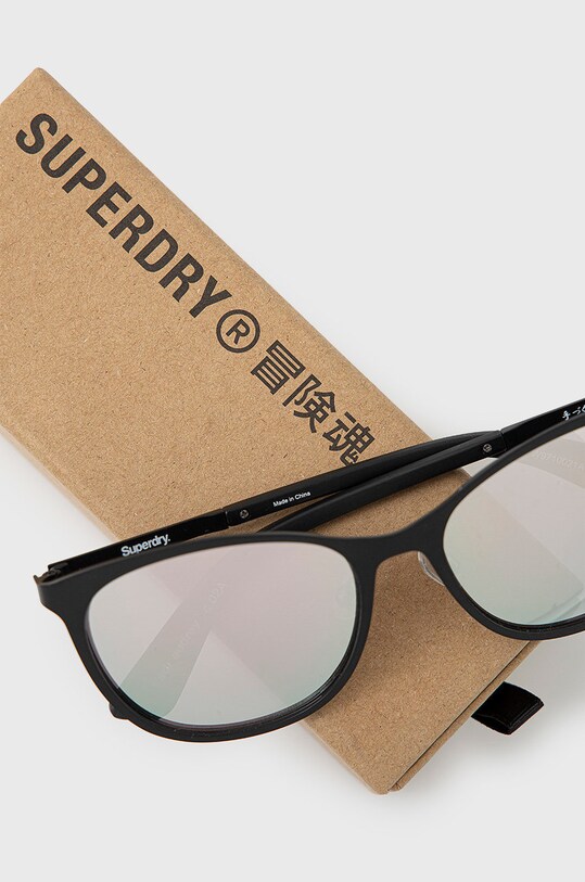 Akcesoria Superdry okulary przeciwsłoneczne W9710021A.02A czarny