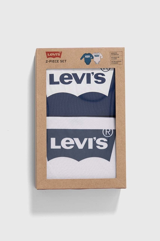 Детское боди из хлопка Levi's 2 шт NL0282.B