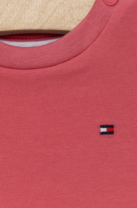 Chłopiec Tommy Hilfiger body niemowlęce KN0KN01408.PPYY różowy