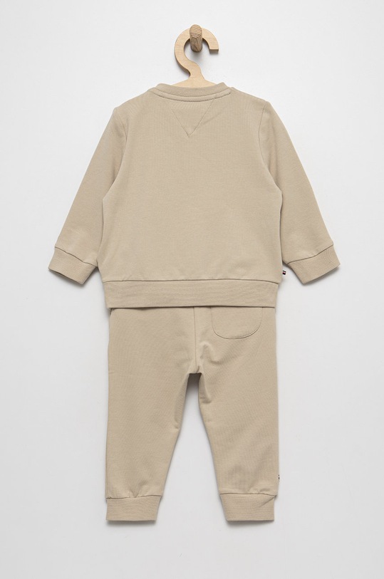 Kojenecká tepláková souprava Tommy Hilfiger KN0KN01357.PPYY béžová SS22