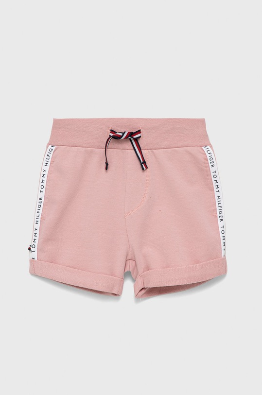 Tommy Hilfiger szorty dziecięce casual różowy KN0KN01435.PPYY