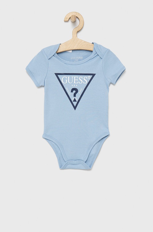 Bavlnené body pre bábätká Guess Planet friendly modrá H1YW13.KA6W0