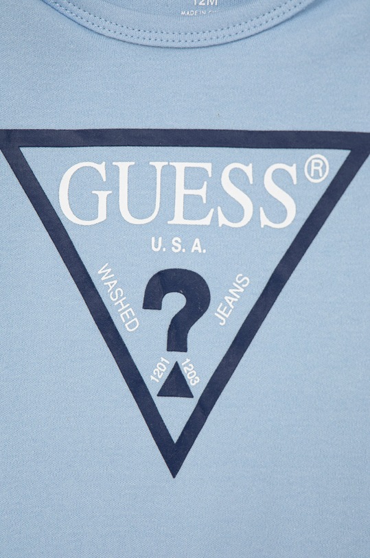 Chlapec Bavlnené body pre bábätká Guess H1YW13.KA6W0 modrá