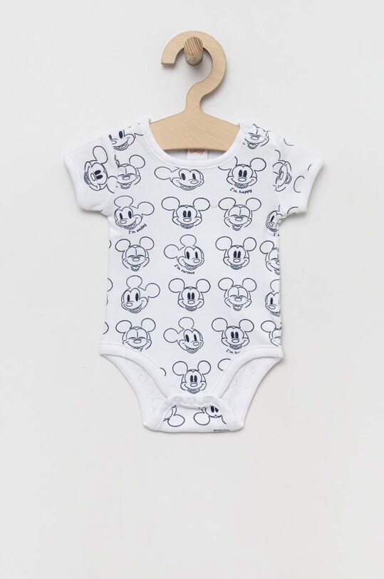 Dječaci Pamučni bodi za bebe OVS X Disney (2-pack) 1435548.Newborn bijela