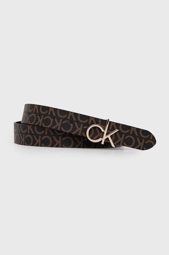 Calvin Klein Pasek brązowy K60K609001.PPYY