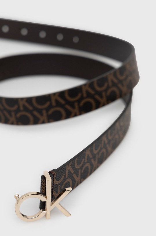 Calvin Klein Pasek K60K609001.PPYY brązowy SS22