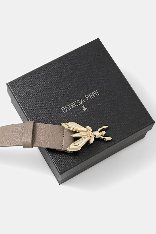 Doplnky Patrizia Pepe dámsky kožený opasok CW0471.L001 hnedá