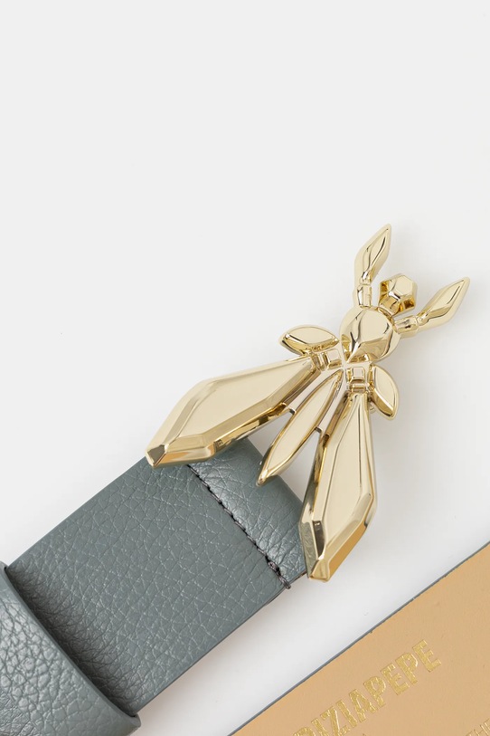 Шкіряний ремінь Patrizia Pepe CW0471.L001 зелений AA00