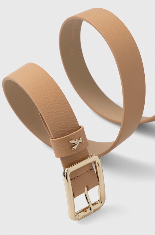 Kožený opasok Patrizia Pepe CW6408.L001 béžová AA00