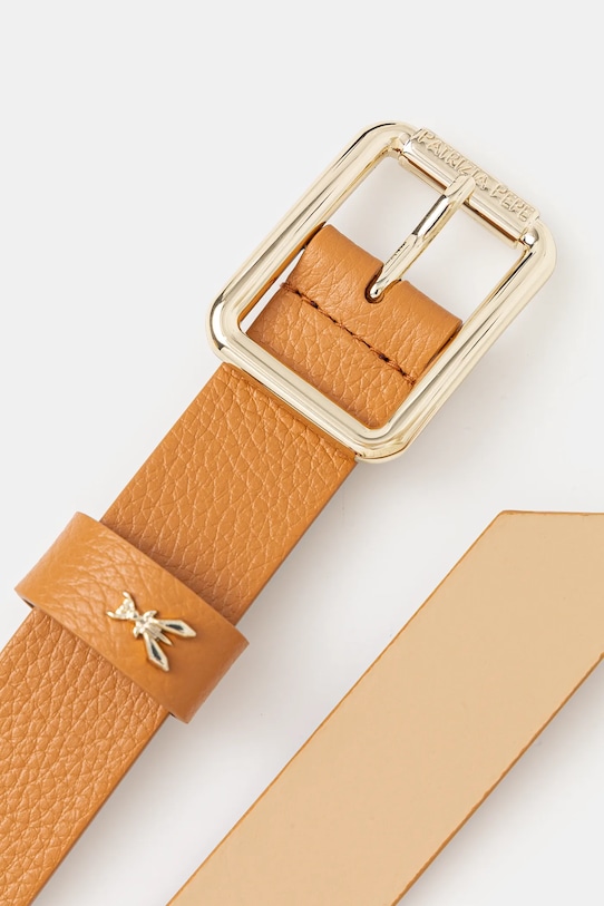 Patrizia Pepe curea de piele CW6408.L001 maro AW24