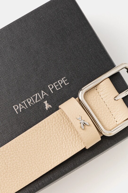 Аксесуари Шкіряний ремінь Patrizia Pepe CW6409.L001 бежевий