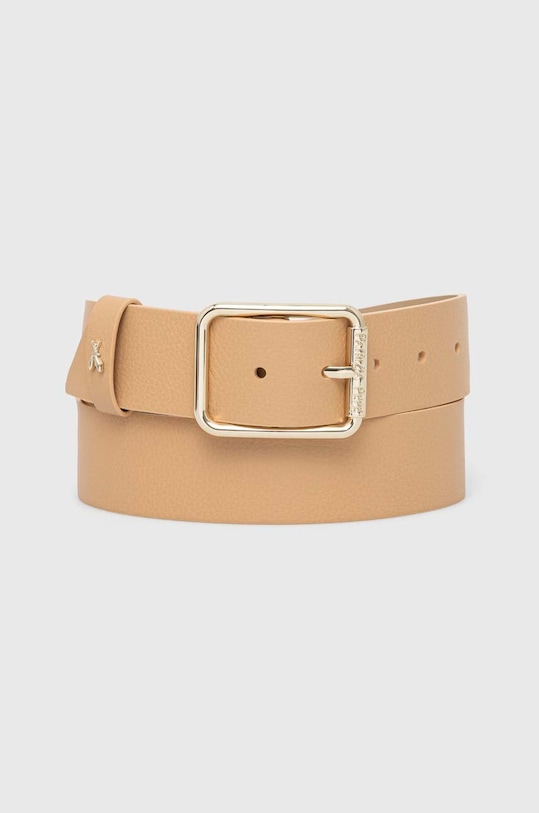 Patrizia Pepe pasek skórzany Gift Box beżowy CW6409.L001